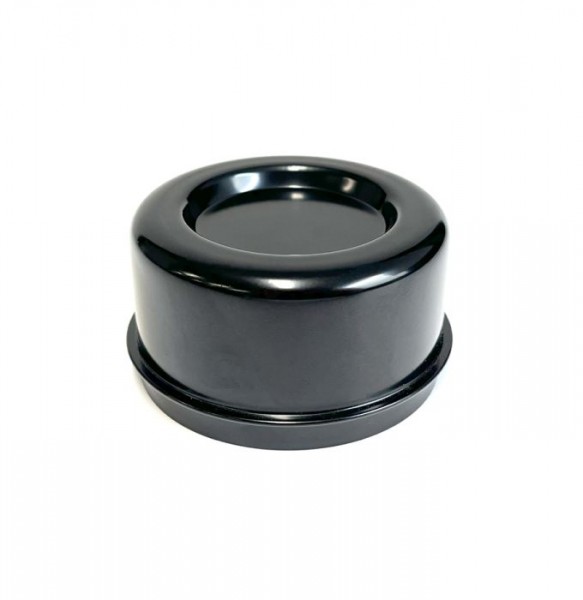 BLACK 2-3/4'' DUST CAP FOR AGRICULTURAL HUB (DEXTER)